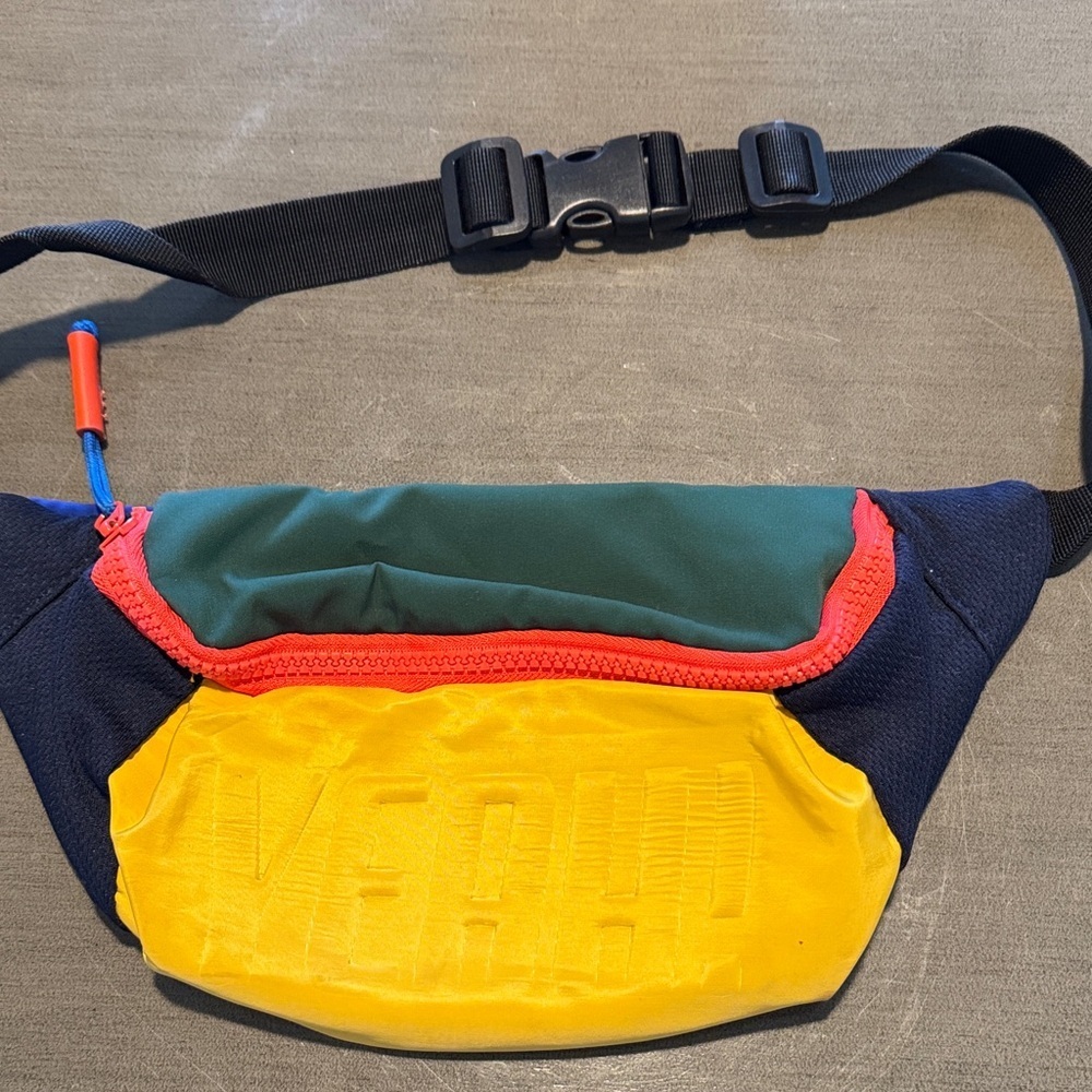 Zara Multicolor Men's Belt Bag - Yellow, Green, Navy, Red